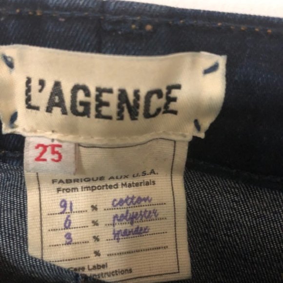 L’Agence Crop Baby Flare Jeans In Pacifica 25 - Picture 4 of 4